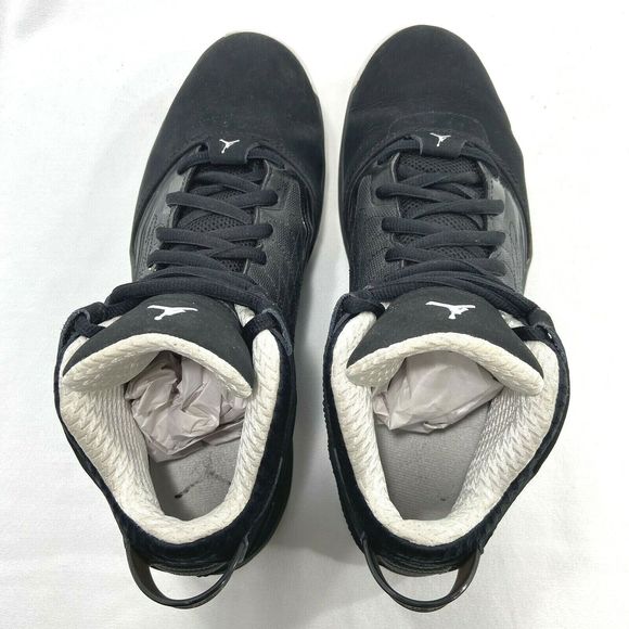 Nike Mens Air Jordan Size 9.5 New School Bred 2011 Basketball Shoes Black White - Picture 6 of 12